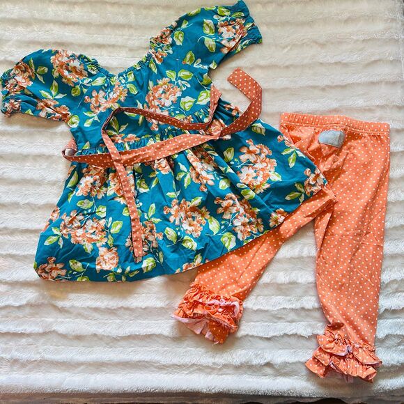 Eleanor Rose Floral Set Size 4-5 - Picture 8 of 9